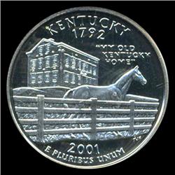 2001S US KY Quarter Graded PCGS PR69 DCAM (COI-5439)