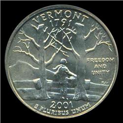 2001P VT Quarter PCGS MS64 (COI-5433)