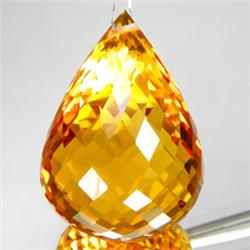79.20ct Orange Yellow Citrine Briolette (GEM-19003)