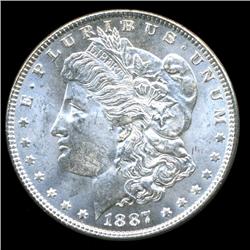 1887 Morgan Dollar Choice+ Unc (COI-5631)