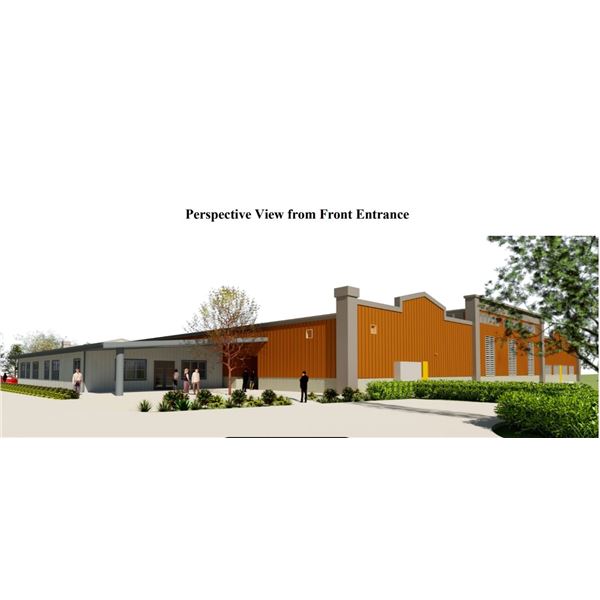 225' x 199' x 18.5 H' Prefabricated Steel Building, Unassembled