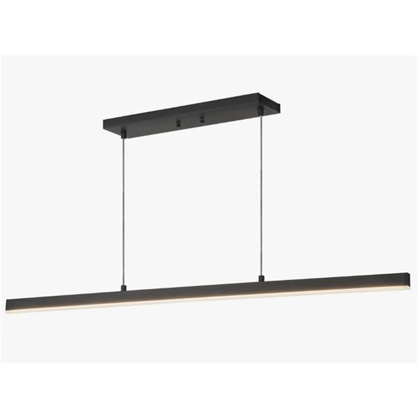 2-Pcs New Kuzco Vega 45-in Black LED Linear Pendant - RV: $1142 (LP10345-BK)