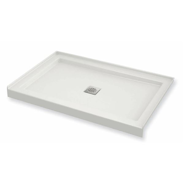 MAAX B3Square 6036 Acrylic Alcove Shower Base White - RV: $1349