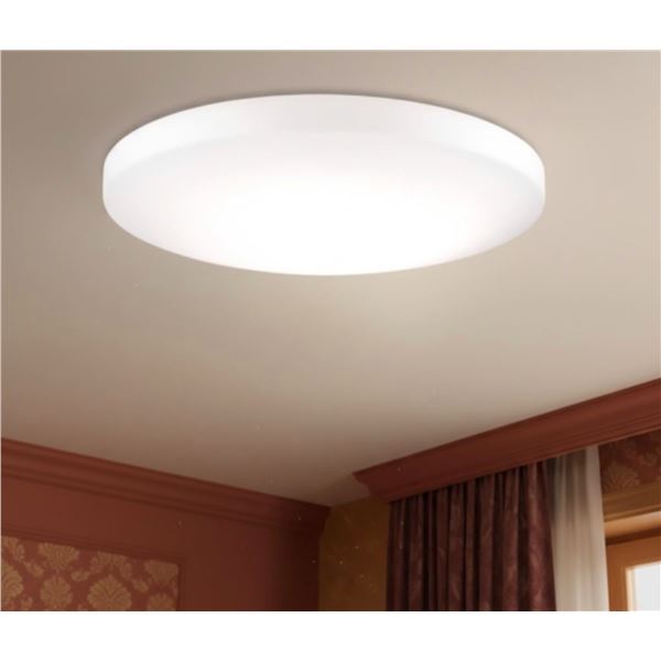 4-Pcs New Kuzco Trafalgar 15" LED Flush Mount White - RV: $1428 (FM11015)