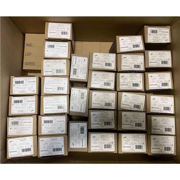 New 30+ Pcs Fire Alarm Module Cover Plate White Includes SIGA-CT2 x20, SIGA-IO x6, SIGA-CR x6