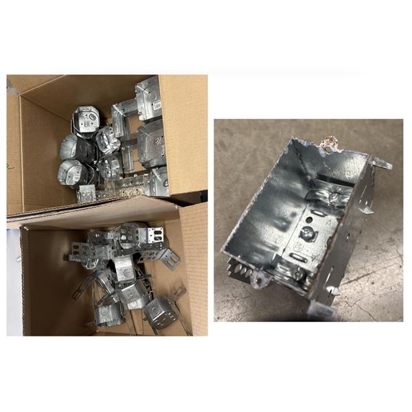 150-Pcs Mixed Electrical Outlet Box