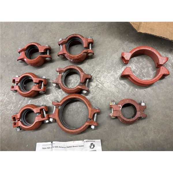 8-Pcs Victaulic Style 920/920N Mechanical-T Bolted Branch Outlets
