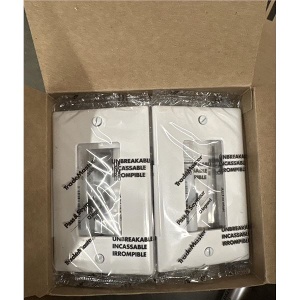 9 Boxes Legrand PASS & SEYMOUR TP26W Decorator Wall Plate, White (20-pcs per box)