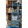 Image 2 : Blue Steel Rolling Warehouse Ladder