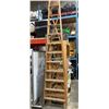 Image 1 : Tall Wooden A-Frame Stepladder