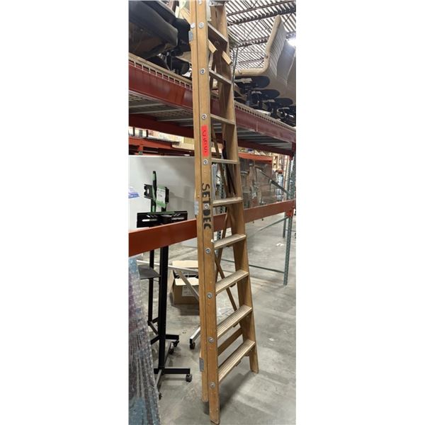 Wooden Straight Ladder