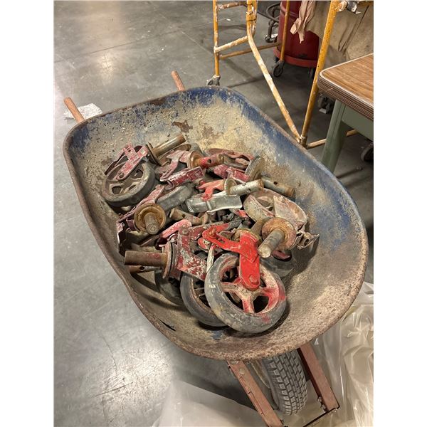 Group of Scaffolding Caster Wheels