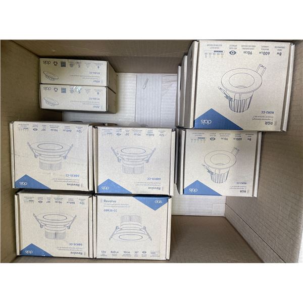 Assorted Dals LED Downlights - 2-pcs RTJB4-CC / 5-pcs RGR2-CC / 8-pcs GBR35-CC