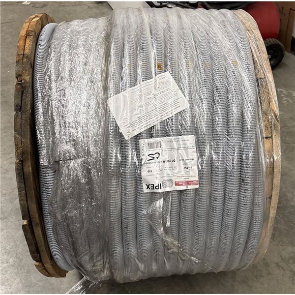IPEX 1" x 750' Grey PVC Wire Sheathing Reel (Product Code 012019)