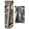 Image 1 : Metal ducting 6 1/2' x 10' and Roll of Rubber Floor Matting