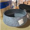 Image 2 : New Group of Grey Ceramic Bowls & assorted stoneware Decorative Plates - approx.  10 pcs