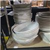 Image 2 : New Large group of Dinnerware - includes Set of Ceramic Bowls/Plates/ Misc. Trays etc.