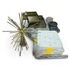 Image 1 : New Group of Decorative Trays & Decorative Items - includes Set of 4 Gold Terrazzo Serving Square Tr