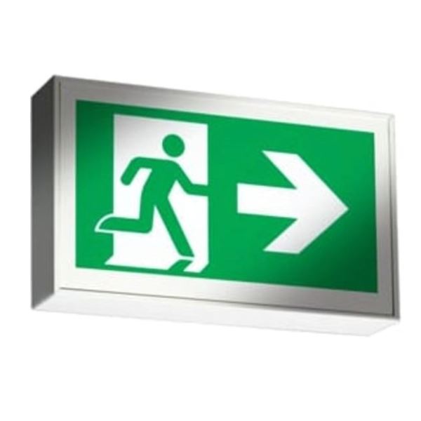 New - 4-Pcs Emergi-Lite Aluminum Pictogram Sign - RV: $2111  (EA3WI)