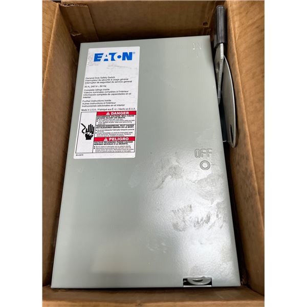 New - 2-Pcs Eaton General Duty Safety Switch - RV:$150 (CDG221NGB)