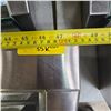 Image 3 : Commercial 4ft Stainless Steel Glass Countertop Display Case - approx. 4ft x 13" x 12"