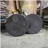 Image 3 : New Set of Japanese Round Carbonized Stone Decorative Restaurant Plates - approx. 90 pcs