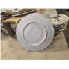Image 3 : New Set of White Alpine Ceramic Decorative Textured Plates - approx. 30 pcs