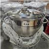 Image 2 : New Commercial Stainless Steel Pot Open Flame & Induction Cooktops x3 w/ Lids, approx. 34L/35x35cm -