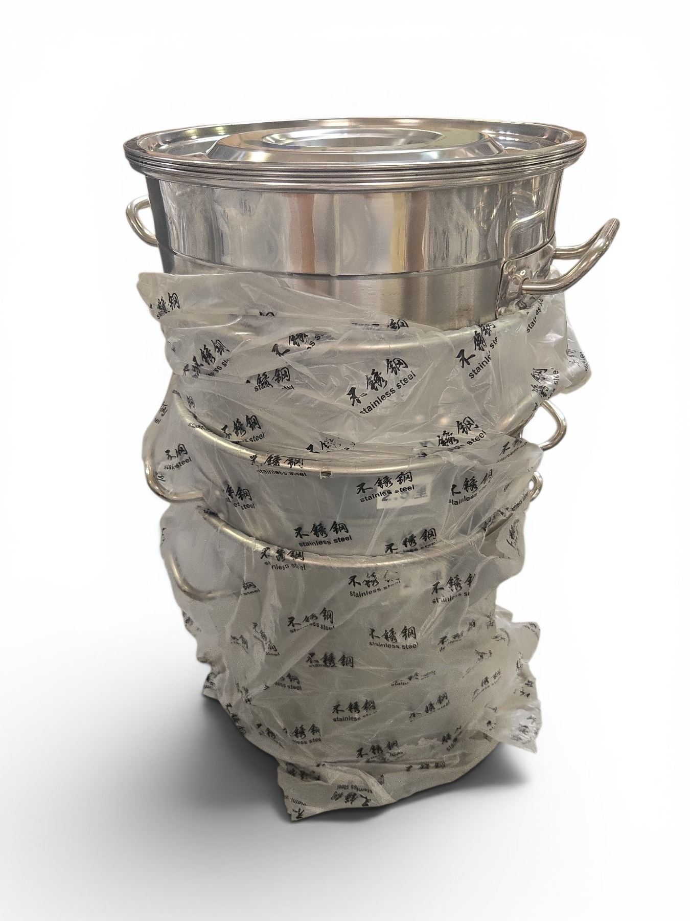 New Commercial Stainless Steel Pot Open Flame & Induction Cooktops x3 w ...