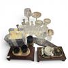 Image 1 : Group of Assorted Decorative Items - includes Small Carafes/Wooden Trays/Wax Candles & More