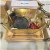 Image 3 : Patron Tequila Gold Display LED Bin & 2 Wooden Wine Crates "Domaine du Chevalier" - includes content