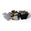 Image 1 : Group of Misc. Hardware & Plastic Measuring Pitchers - includes Screws/Straight Joiners/Door Hardwar