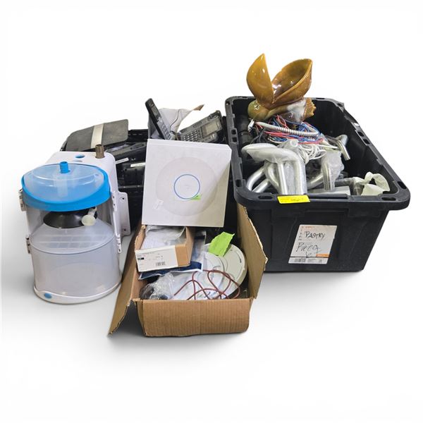 Group of Misc. Hardware, Office Phones & Electronics - includes Metal Door Handles/Wifi Access Point