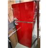 Image 1 : Red Retro Top-Freezer Refrigerator