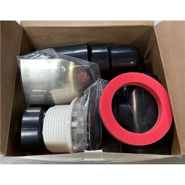 4 Boxes New OS&B 6040QK-BN Bath Waste & Overflow - RV: $376 - Distressed Packaging