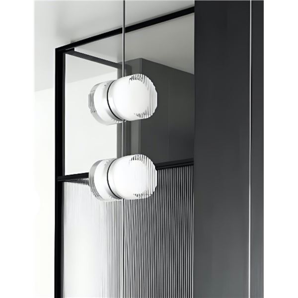 Set of 2 - New Modern Ripple LED Mount Wall Sconce