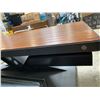 Image 3 : Large Wooden Top Desk with Metal Base, H31" x W84"