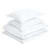Image 2 : 4 Sets - Amazon Basics Lightweight Microfiber 3-Piece Duvet Cover Set Full/Queen - RV: $270 CAD - Br