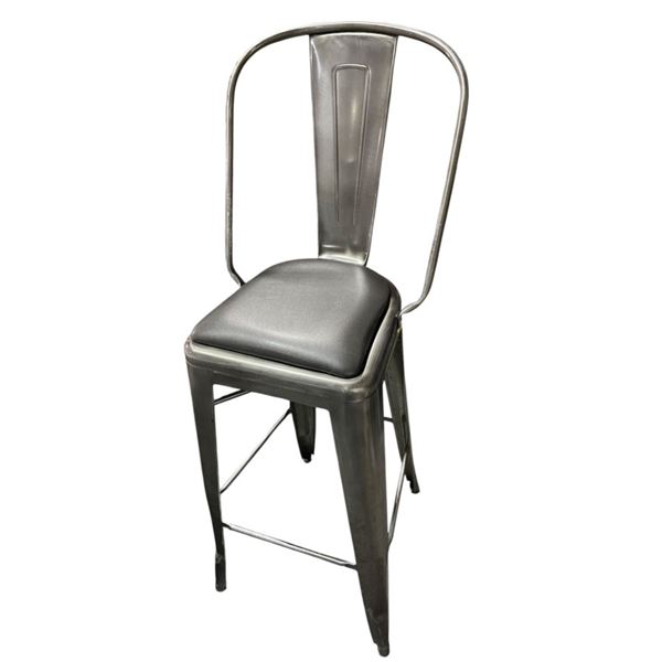 9-Pcs Gunmetal Bar Stool