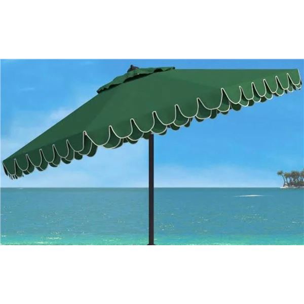 Safavieh Outdoor Umbrella, Hunter Green - RV: $329