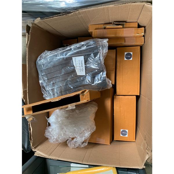 Box full of NEW Thingco Dark Couch Trays - approx. 12 pcs