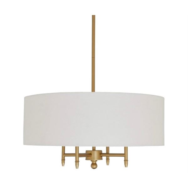 Group of 2 NEW Classic Luxury Ceiling Pendants - includes Stone & Beam Chandelier (with Boxes)