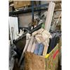 Image 1 : Movie Set Dec Bin - includes assorted Rolling Curtains, Industrial Lights & More