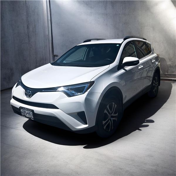 2016 Toyota Alpine White RAV4 - 74,806KM, VIN 2T3BFREV9GW447108