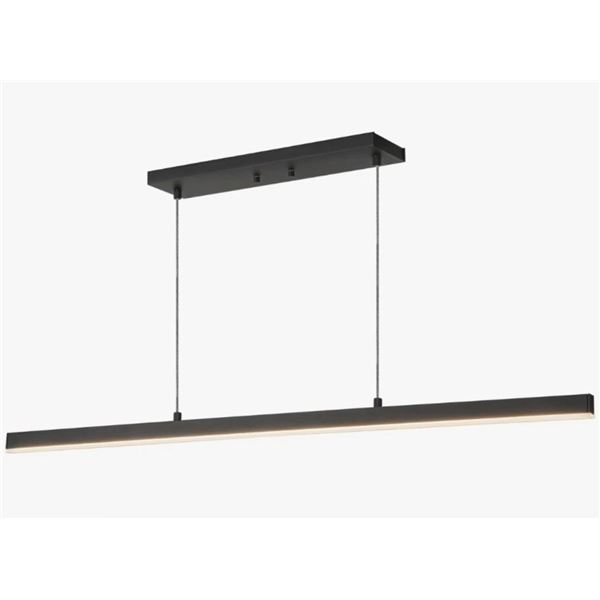 2-Pcs New Kuzo Vega 45-in Black LED Linear Pendant - RV: $1142 (LP10345-BK)