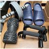 Image 3 : Assorted New Home Gym Fitness Bundle: Nautica Slides, Leekey Bands, Cork Blocks & Accessories
