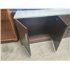 Image 4 : Group of 2 Furniture - includes a Mid-Century Glass Cabinet & Office Dual Storage Cabinet