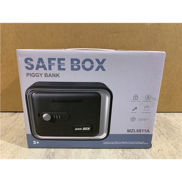 Safe Box Piggy Bank Black Colour