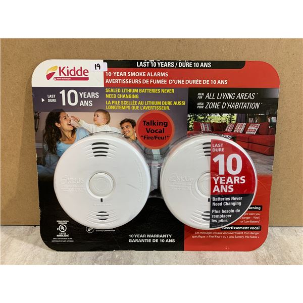 Kidde Talking Fire Alarm 2 Pack