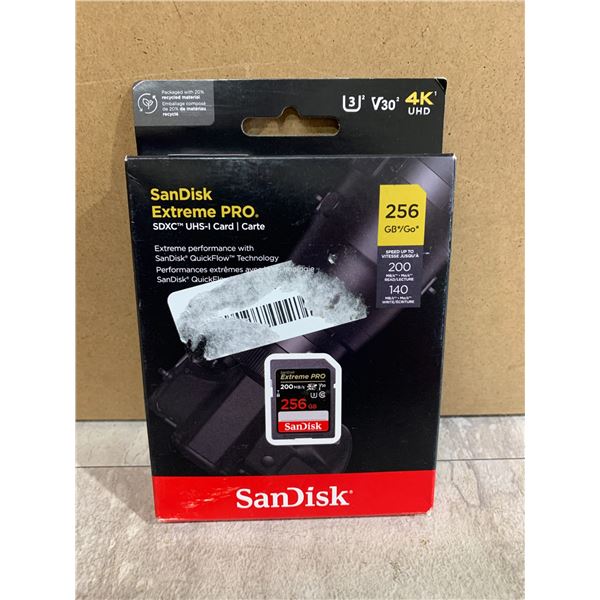 SanDisk Extreme Pro SDXC UHS-I Card 256GB